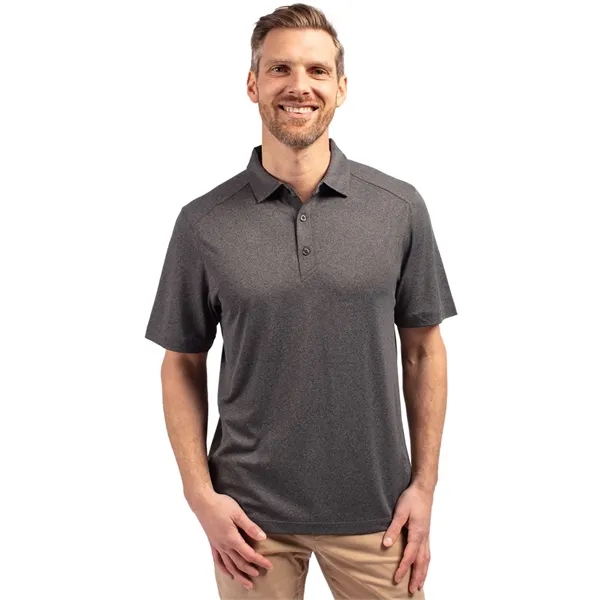 Men's polo with short sleeves, 4-way stretch, moisture-wicking performance, and UPF50+... from ASI 47965 Cutter & Buck