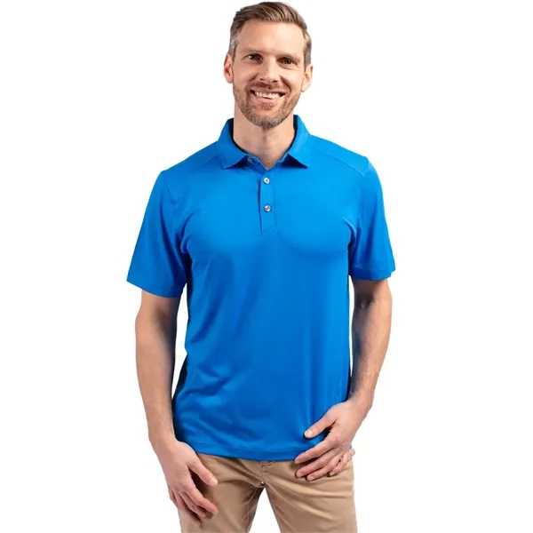 Men's polo with short sleeves, 4-way stretch, moisture-wicking performance, and UPF50+... from ASI 47965 Cutter & Buck