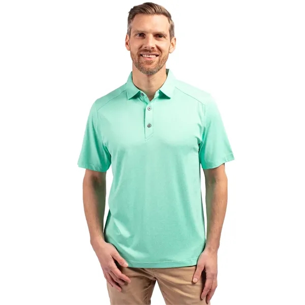 Men's polo with short sleeves, 4-way stretch, moisture-wicking performance, and UPF50+... from ASI 47965 Cutter & Buck