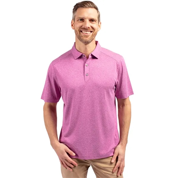 Men's polo with short sleeves, 4-way stretch, moisture-wicking performance, and UPF50+... from ASI 47965 Cutter & Buck