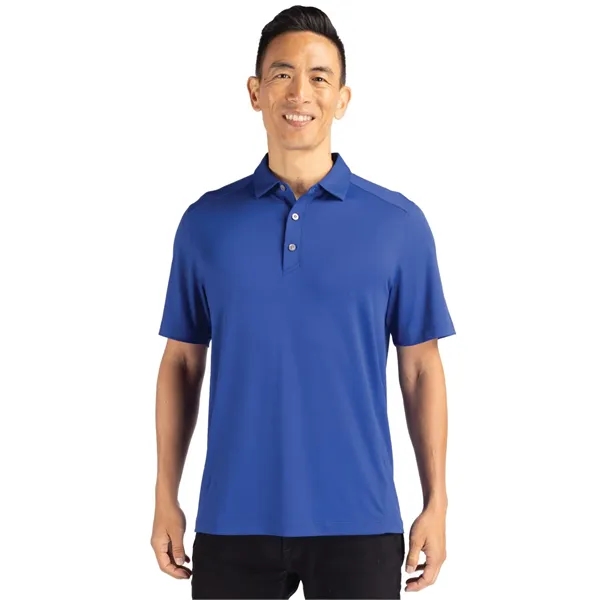 Men's polo with short sleeves, 4-way stretch, moisture-wicking performance, and UPF50+... from ASI 47965 Cutter & Buck