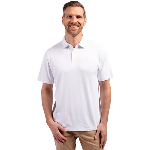 Men's polo with short sleeves, 4-way stretch, moisture-wicking performance, and UPF50+... from ASI 47965 Cutter & Buck