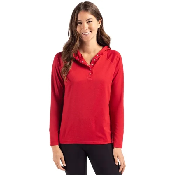 Women's sweatshirt with a hood, UPF 50+ protection, and moisture-wicking performance.... from ASI 47965 Cutter & Buck