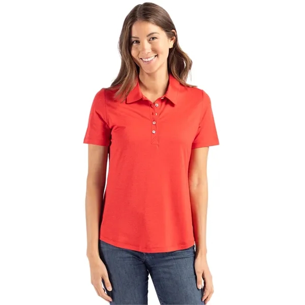 Women's polo with UPF 50+ protection and moisture-wicking performance.... from ASI 47965 Cutter & Buck