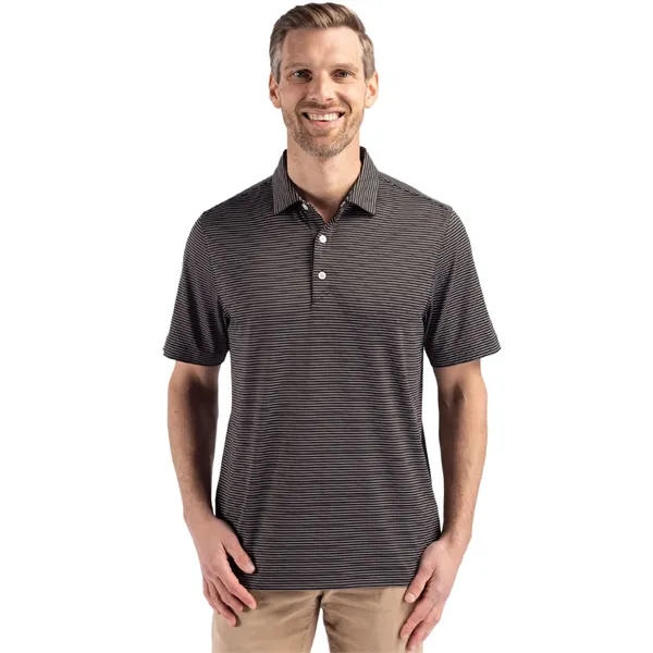 Men's polo with short sleeves, 4-way stretch, moisture-wicking performance, and UPF50+... from ASI 47965 Cutter & Buck