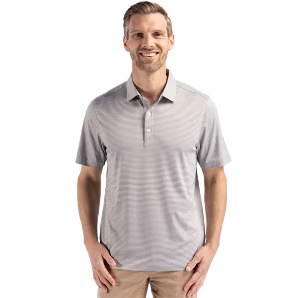 Men's polo with short sleeves, 4-way stretch, moisture-wicking performance, and UPF50+... from ASI 47965 Cutter & Buck
