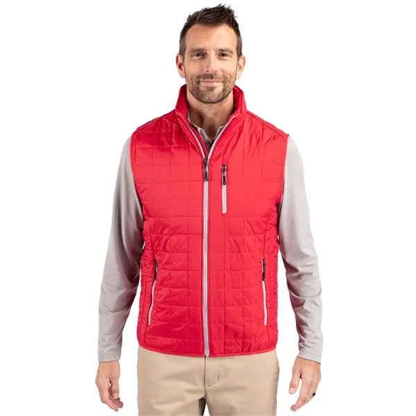 Men's puffy vest with insulation, full-zip, wind and water resistance, and... from ASI 47965 Cutter & Buck