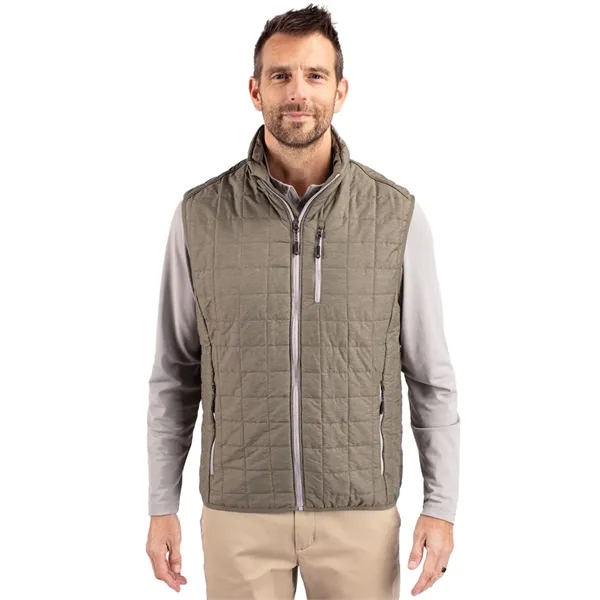 Men's puffer vest with a full-zip, insulation, wind and water resistance,... from ASI 47965 Cutter & Buck