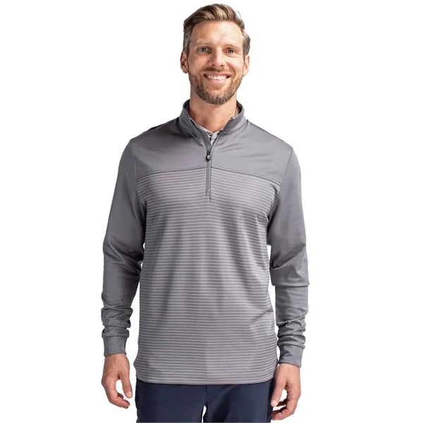 Men's sweatshirt with a half-zip, UPF 50+ protection, matte fabric finish,... from ASI 47965 Cutter & Buck