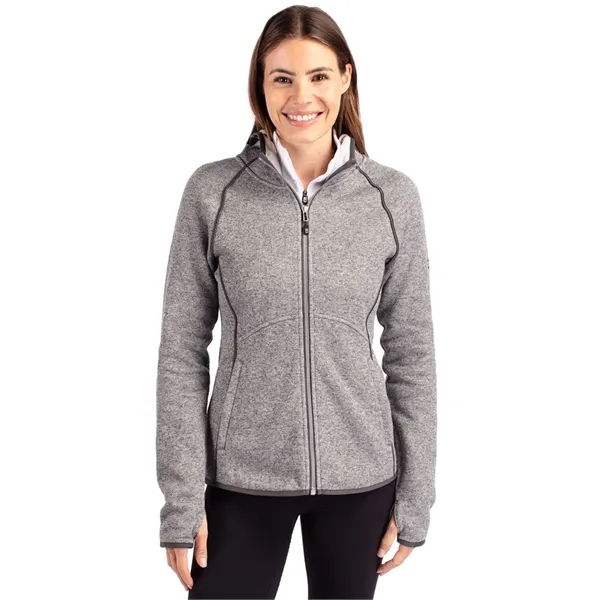 Women's jacket with a hood, full-zip, and pockets.... from ASI 47965 Cutter & Buck