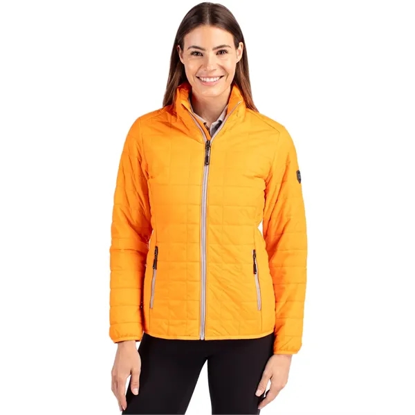Women's puffer jacket with a full-zip, insulation, hood, wind and water... from ASI 47965 Cutter & Buck