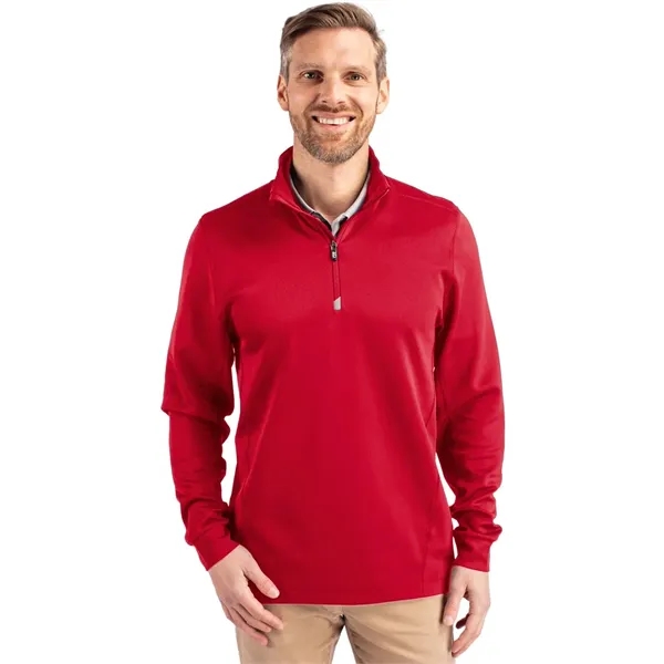 Men's sweatshirt with a quarter zip, UPF 50+ protection, moisture-wicking performance,... from ASI 47965 Cutter & Buck