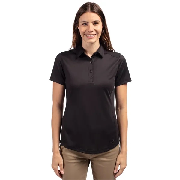 Women's polo with short sleeves, moisture-wicking performance UPF 50+ protection, and... from ASI 47965 Cutter & Buck