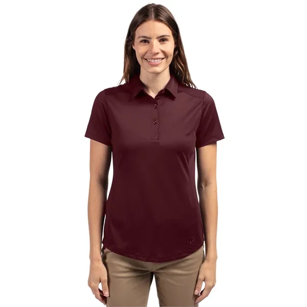 Women's polo with short sleeves, moisture-wicking performance UPF 50+ protection, and... from ASI 47965 Cutter & Buck