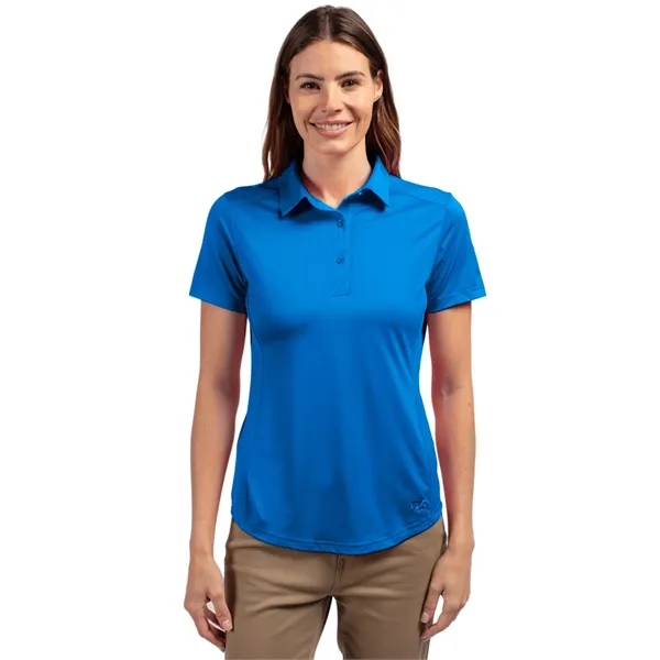 Women's polo with short sleeves, moisture-wicking performance UPF 50+ protection, and... from ASI 47965 Cutter & Buck