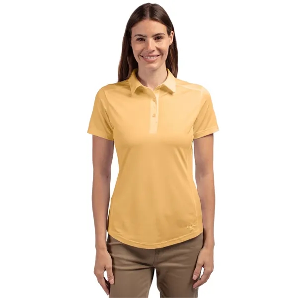 Women's polo with short sleeves, moisture-wicking performance UPF 50+ protection, and... from ASI 47965 Cutter & Buck