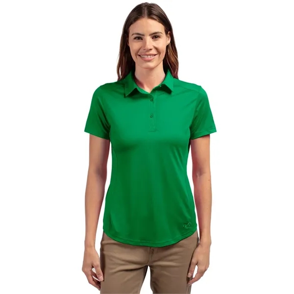 Women's polo with short sleeves, moisture-wicking performance UPF 50+ protection, and... from ASI 47965 Cutter & Buck