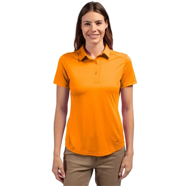 Women's polo with short sleeves, moisture-wicking performance UPF 50+ protection, and... from ASI 47965 Cutter & Buck