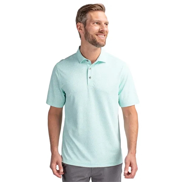 Men's polo with UPF 25+ protection, moisture-wicking performance, self-fabric collar, and... from ASI 47965 Cutter & Buck