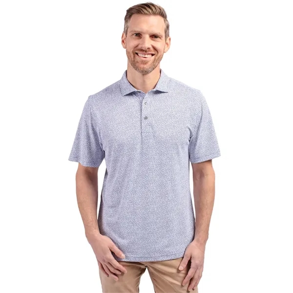 Men's polo with UPF 25+ protection, moisture-wicking performance, self-fabric collar, and... from ASI 47965 Cutter & Buck
