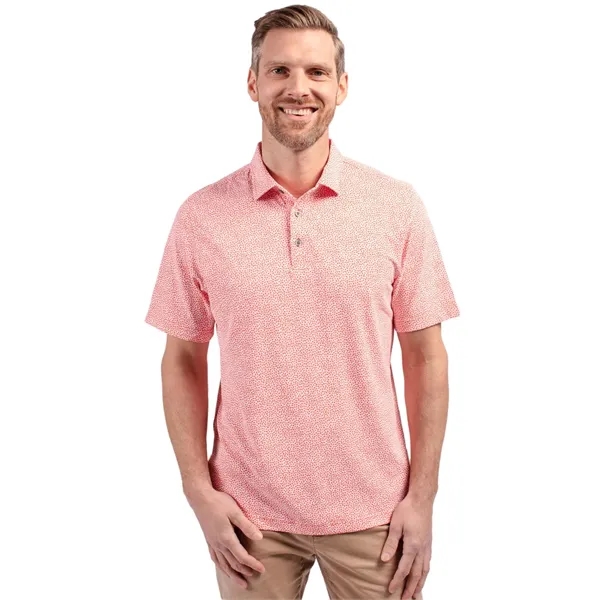 Men's polo with UPF 25+ protection, moisture-wicking performance, self-fabric collar, and... from ASI 47965 Cutter & Buck