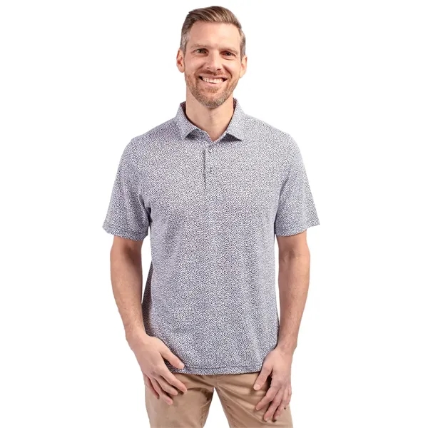 Men's polo with UPF 25+ protection, moisture-wicking performance, self-fabric collar, and... from ASI 47965 Cutter & Buck