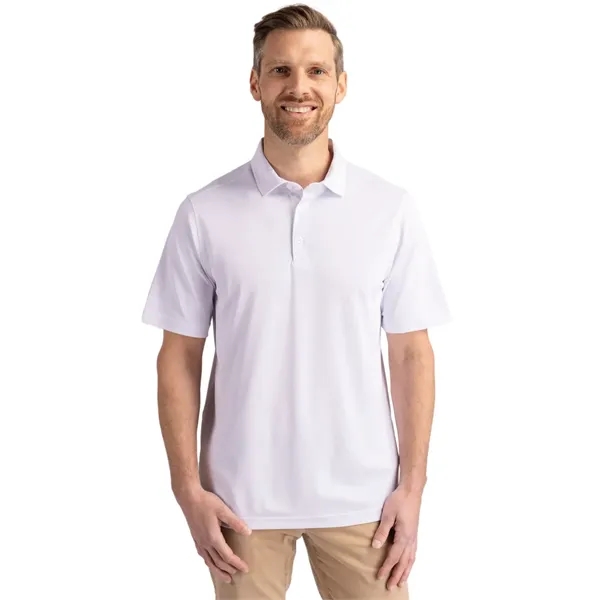 Men's polo with moisture-wicking performance, UPF 25+ protection, self-fabric collar, and... from ASI 47965 Cutter & Buck
