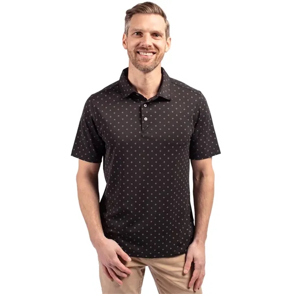 Men's polo with UPF 25+ sun protection, moisture-wicking performance, self-fabric collar,... from ASI 47965 Cutter & Buck