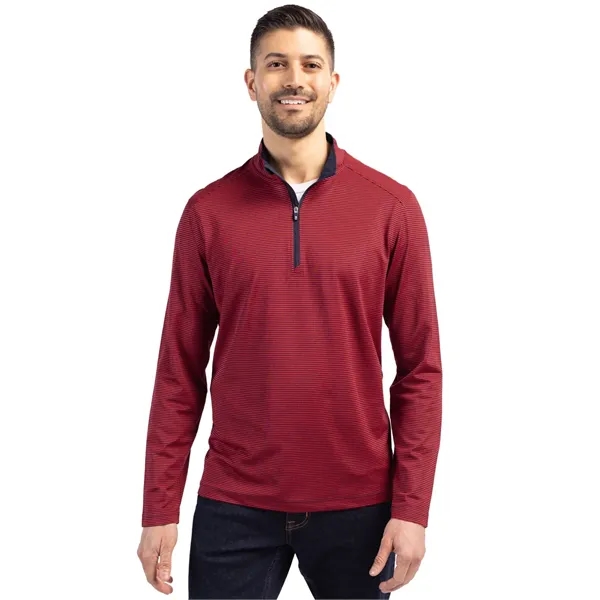 Men's sweatshirt with a quarter zip, UPF sun protection, moisture-wicking performance,... from ASI 47965 Cutter & Buck