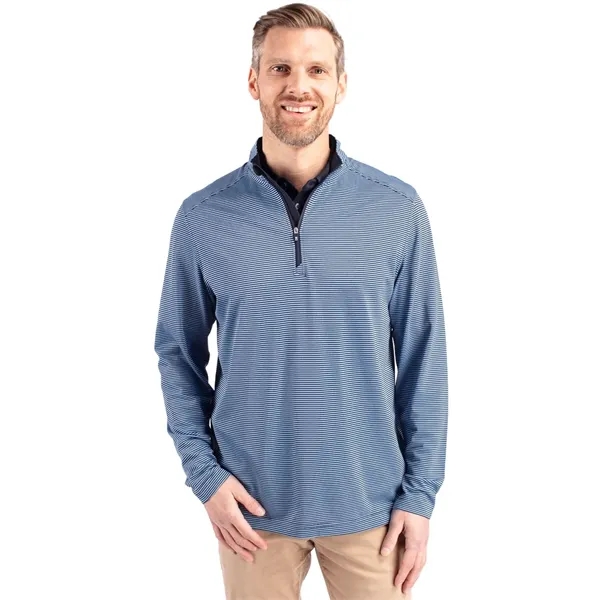 Men's sweatshirt with a quarter zip, UV protection, moisture-wicking performance, and... from ASI 47965 Cutter & Buck