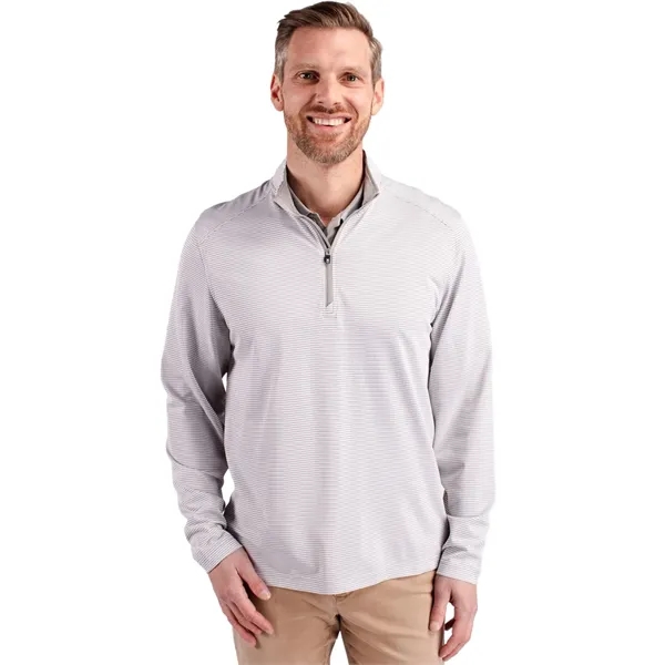 Men's sweatshirt with a quarter zip, UV protection, moisture-wicking performance, and... from ASI 47965 Cutter & Buck
