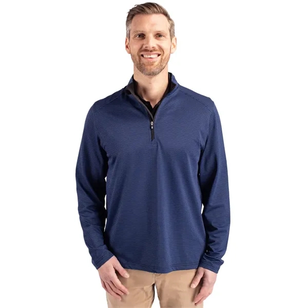 Men's sweatshirt with a quarter zip, UV protection, moisture-wicking performance, and... from ASI 47965 Cutter & Buck