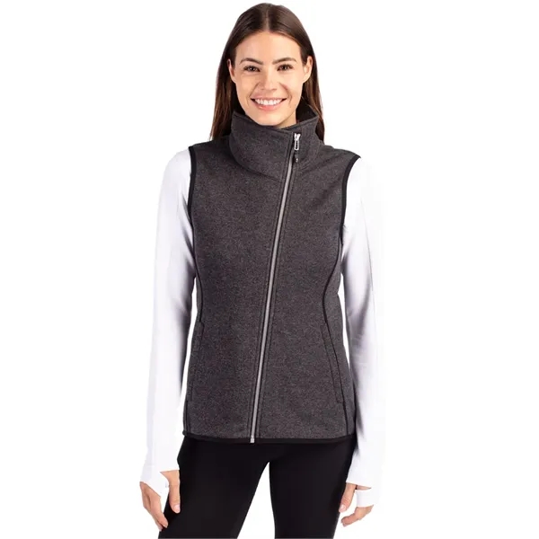Women's vest with a full-zip, welt pockets, and zip closure.... from ASI 47965 Cutter & Buck