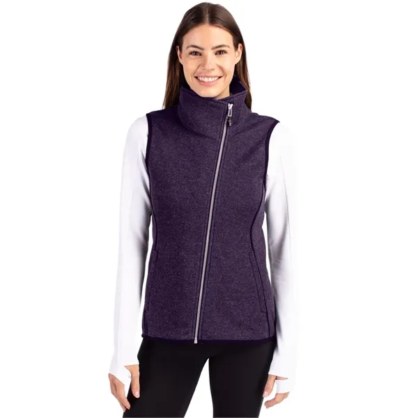 Women's vest with a full-zip, welt pockets, and zip closure.... from ASI 47965 Cutter & Buck