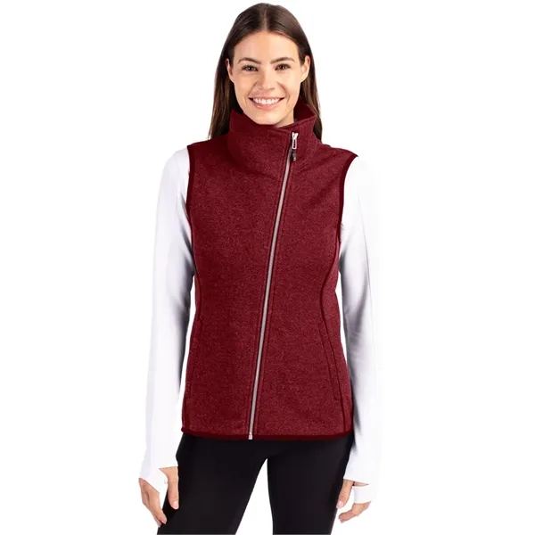 Women's vest with a full-zip, welt pockets, and zip closure.... from ASI 47965 Cutter & Buck