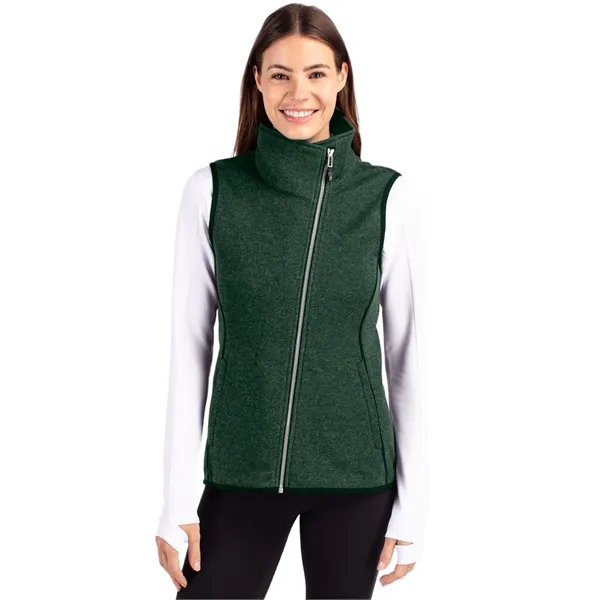Women's vest with a full-zip, welt pockets, and zip closure.... from ASI 47965 Cutter & Buck