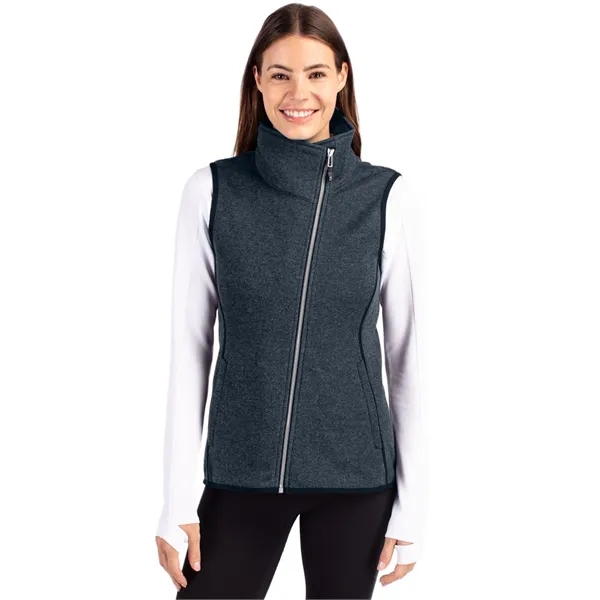 Women's vest with a full-zip, welt pockets, and zip closure.... from ASI 47965 Cutter & Buck