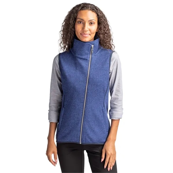 Women's vest with a full-zip, welt pockets, and zip closure.... from ASI 47965 Cutter & Buck