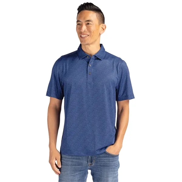 Men's polo with short sleeves, 4-way stretch, UPF50+ sun protection, and... from ASI 47965 Cutter & Buck