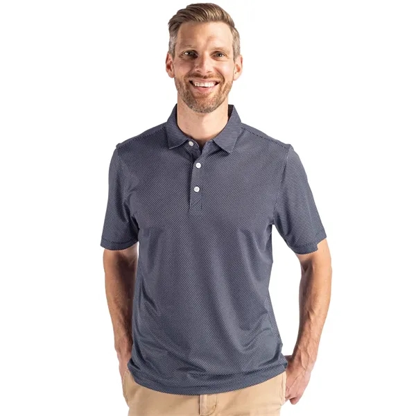 Men's polo with short sleeves, 4-way stretch, UPF50+ sun protection, and... from ASI 47965 Cutter & Buck