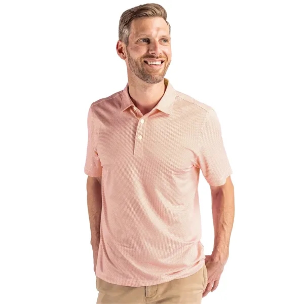 Men's polo with short sleeves, 4-way stretch, moisture-wicking performance, and UPF50+... from ASI 47965 Cutter & Buck
