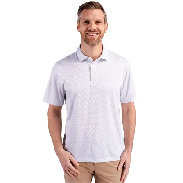 Men's polo with short sleeves, 4-way stretch, moisture-wicking performance, and UPF50+... from ASI 47965 Cutter & Buck