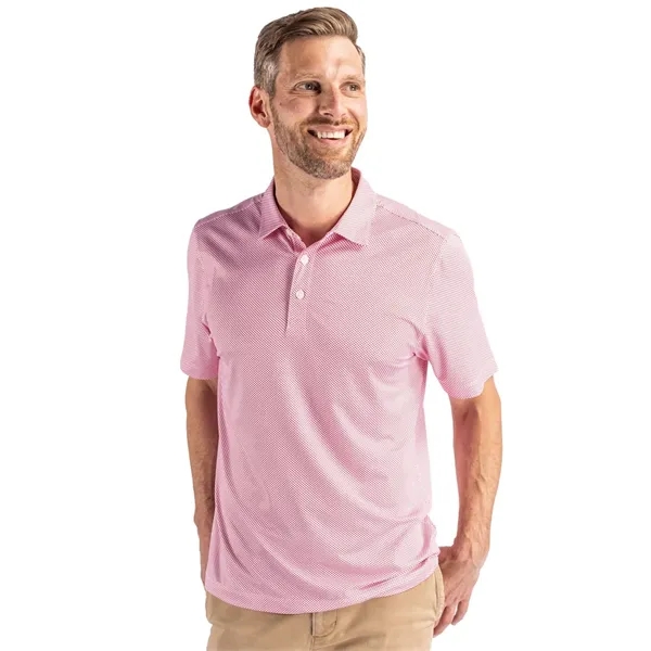 Men's polo with short sleeves, 4-way stretch, moisture-wicking performance, and UPF50+... from ASI 47965 Cutter & Buck