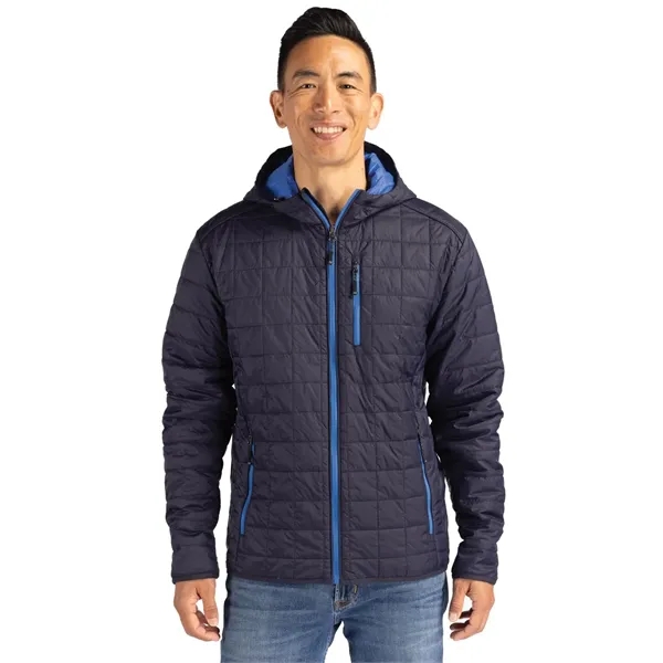 Men's jacket with a full-zip, down-alternative insulation, hood, and wind and... from ASI 47965 Cutter & Buck
