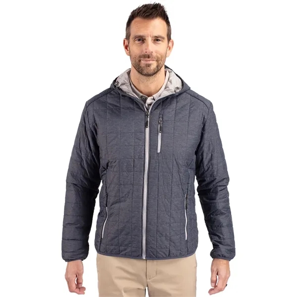 Men's jacket with a full-zip, down-alternative insulation, hood, and wind and... from ASI 47965 Cutter & Buck