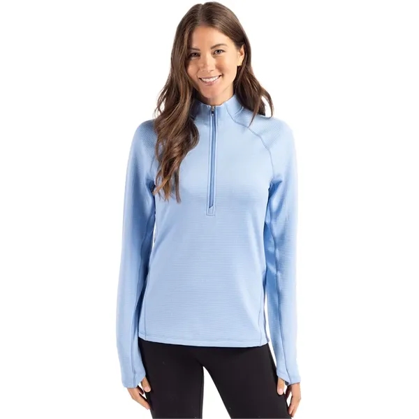Women's sweatshirt with a half-zip and moisture-wicking performance.... from ASI 47965 Cutter & Buck