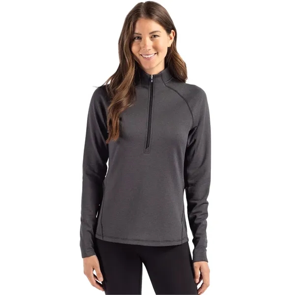 Women's sweatshirt with a half-zip and moisture-wicking performance.... from ASI 47965 Cutter & Buck