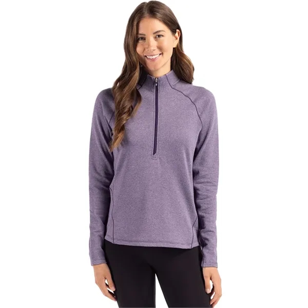 Women's sweatshirt with a half-zip and moisture-wicking performance.... from ASI 47965 Cutter & Buck