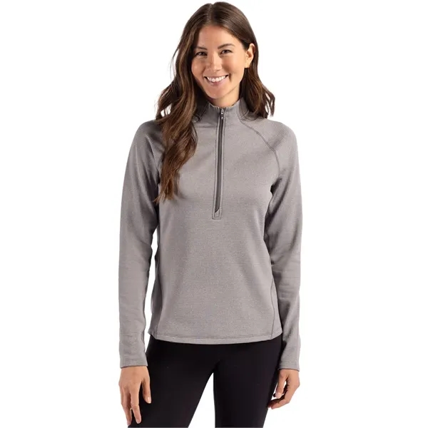 Women's sweatshirt with a half-zip and moisture-wicking performance.... from ASI 47965 Cutter & Buck