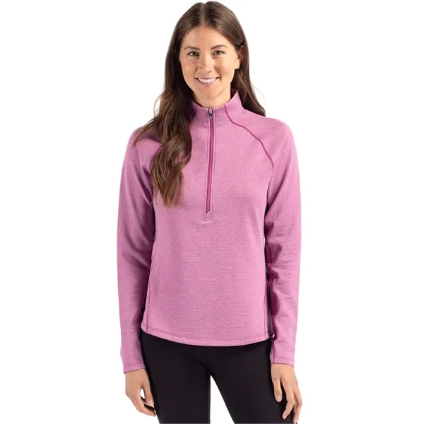Women's sweatshirt with a half-zip and moisture-wicking performance.... from ASI 47965 Cutter & Buck